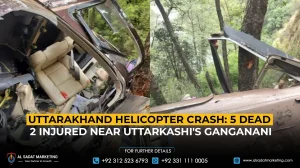 Uttarakhand helicopter crash: 5 dead, 2 injured near Uttarkashi's Ganganani
