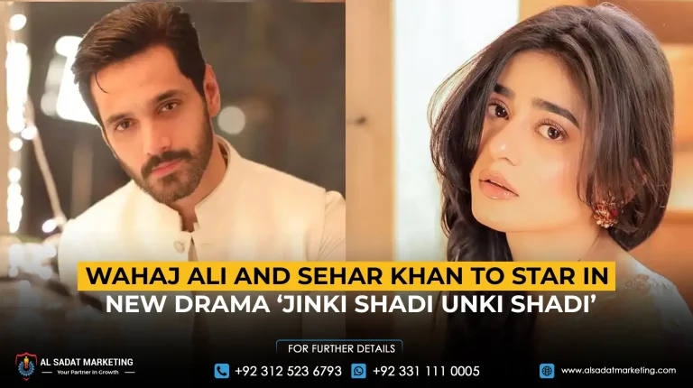 Wahaj Ali and Sehar Khan to Star in New Drama ‘Jinki Shadi Unki Shadi’