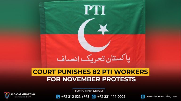 Court punishes 82 PTI workers for November protests