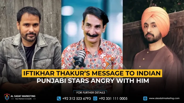 Iftikhar Thakur’s Message To Indian Punjabi Stars Angry With Him