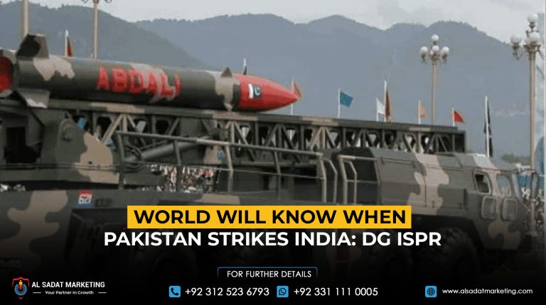 World will know when Pakistan strikes India: DG ISPR