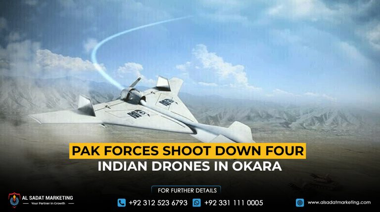 Pak forces shoot down four Indian drones in Okara