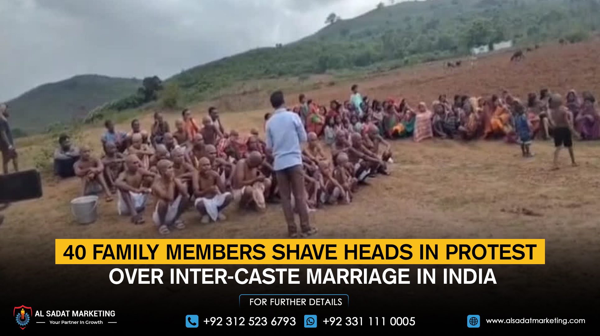 40 Family Members Shave Heads in Protest Over Inter-Caste Marriage in India