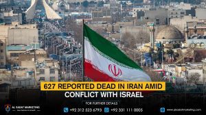 627 Reported Dead in Iran Amid Conflict with Israel