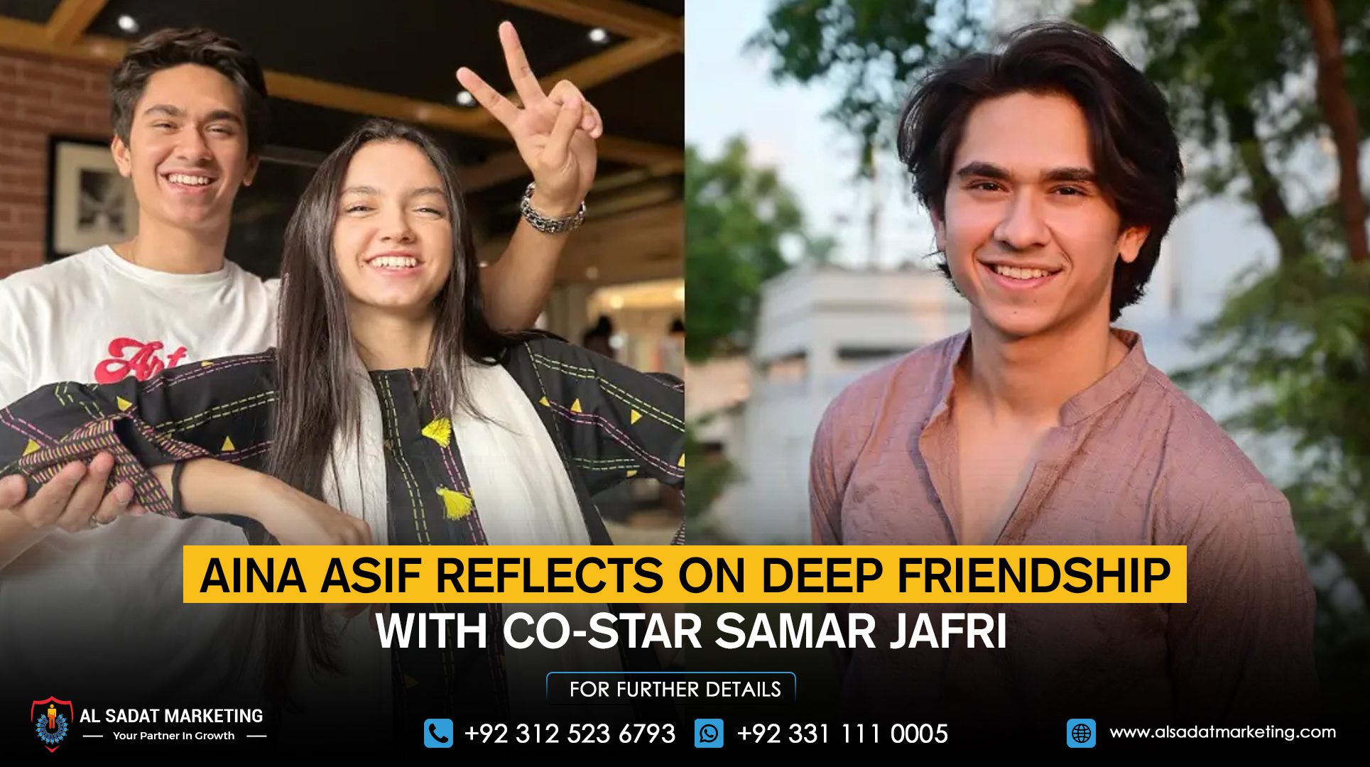 Aina Asif Reflects on Deep Friendship with Co-Star Samar Jafri