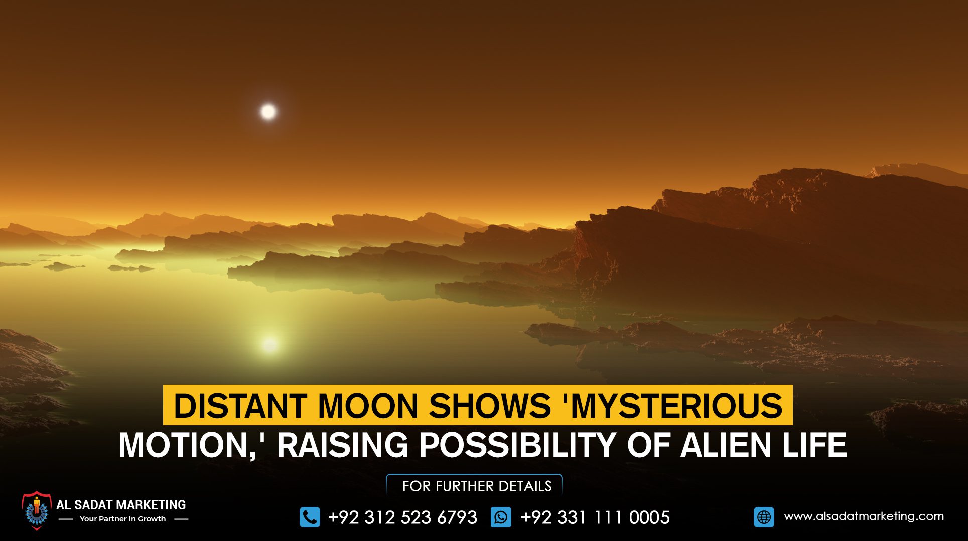 Distant Moon Shows 'Mysterious Motion,' Raising Possibility of Alien Life