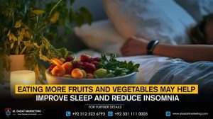 Eating More Fruits and Vegetables May Help Improve Sleep and Reduce Insomnia