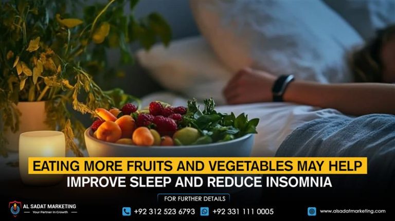 Eating More Fruits and Vegetables May Help Improve Sleep and Reduce Insomnia