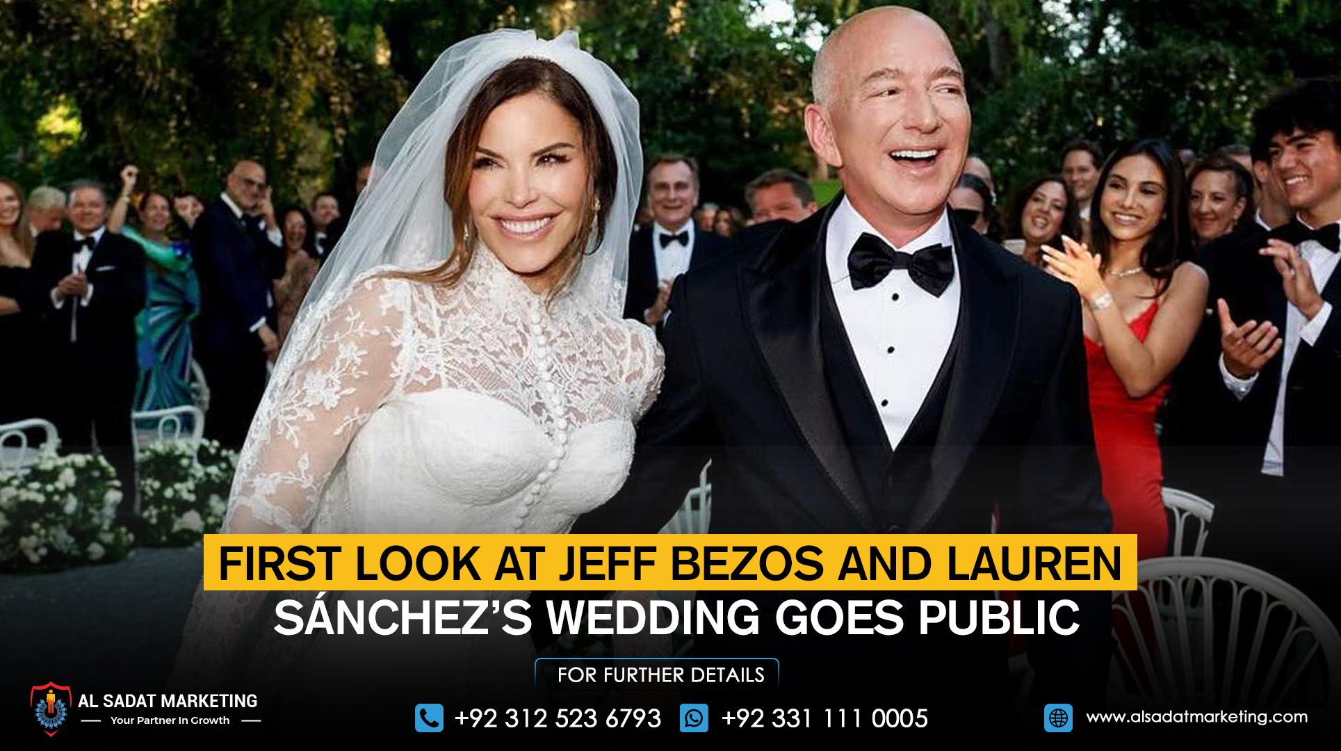 First Look at Jeff Bezos and Lauren Sánchez’s Wedding Goes Public