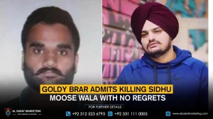 Goldy Brar admits killing Sidhu Moose Wala with no regrets