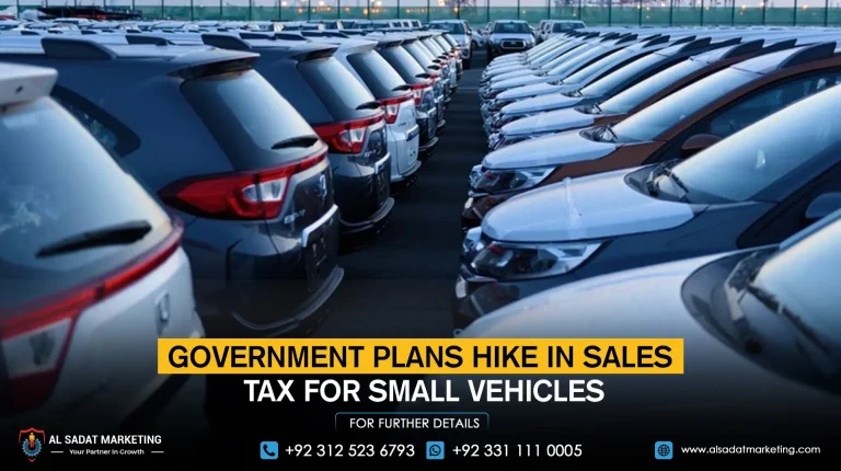 Government Plans Hike in Sales Tax for Small Vehicles