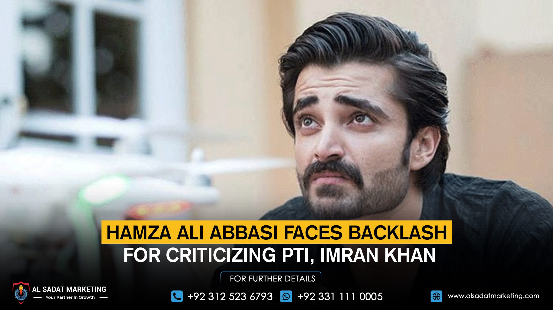 Hamza Ali Abbasi Faces Backlash for Criticizing PTI, Imran Khan