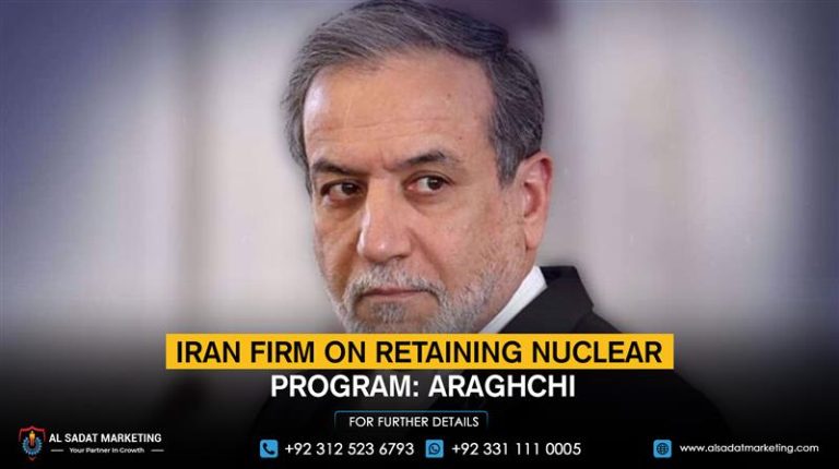 Iran Firm on Retaining Nuclear Program: Araghchi
