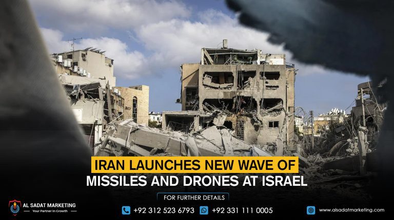 Iran Launches New Wave of Missiles and Drones at Israel