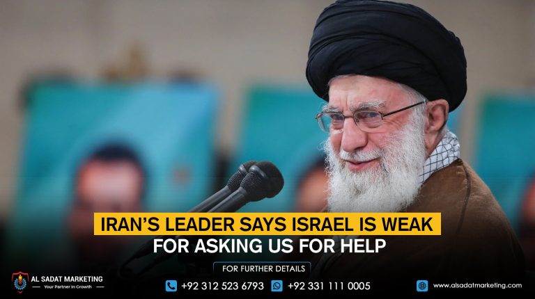 Iran’s Leader Says Israel Is Weak for Asking the US for Help