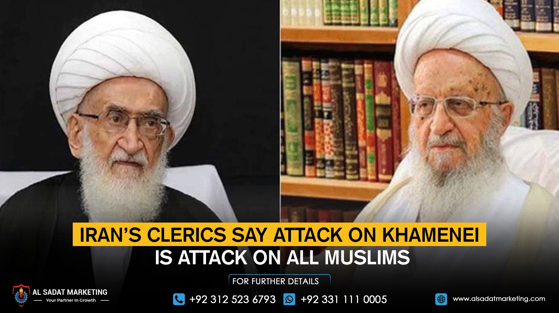 Iran’s clerics say attack on Khamenei is an attack on all Muslims