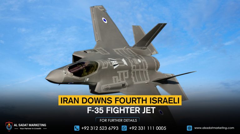 Iran Downs Fourth Israeli F-35 Fighter Jet