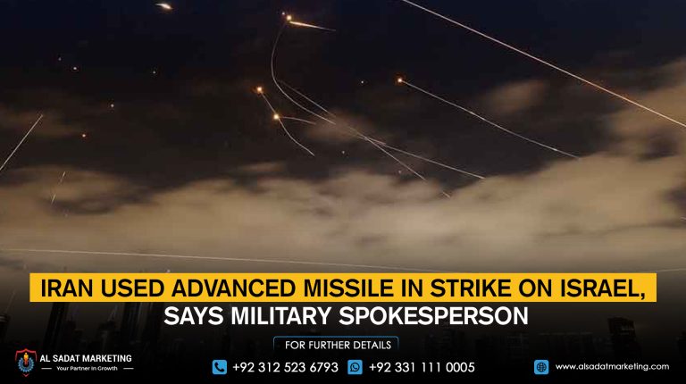 Iran Used Advanced Missile in Strike on Israel, Says Military Spokesperson