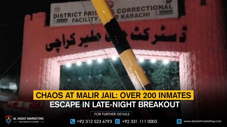 Chaos at Malir Jail: Over 200 Inmates Escape in Late-Night Breakout