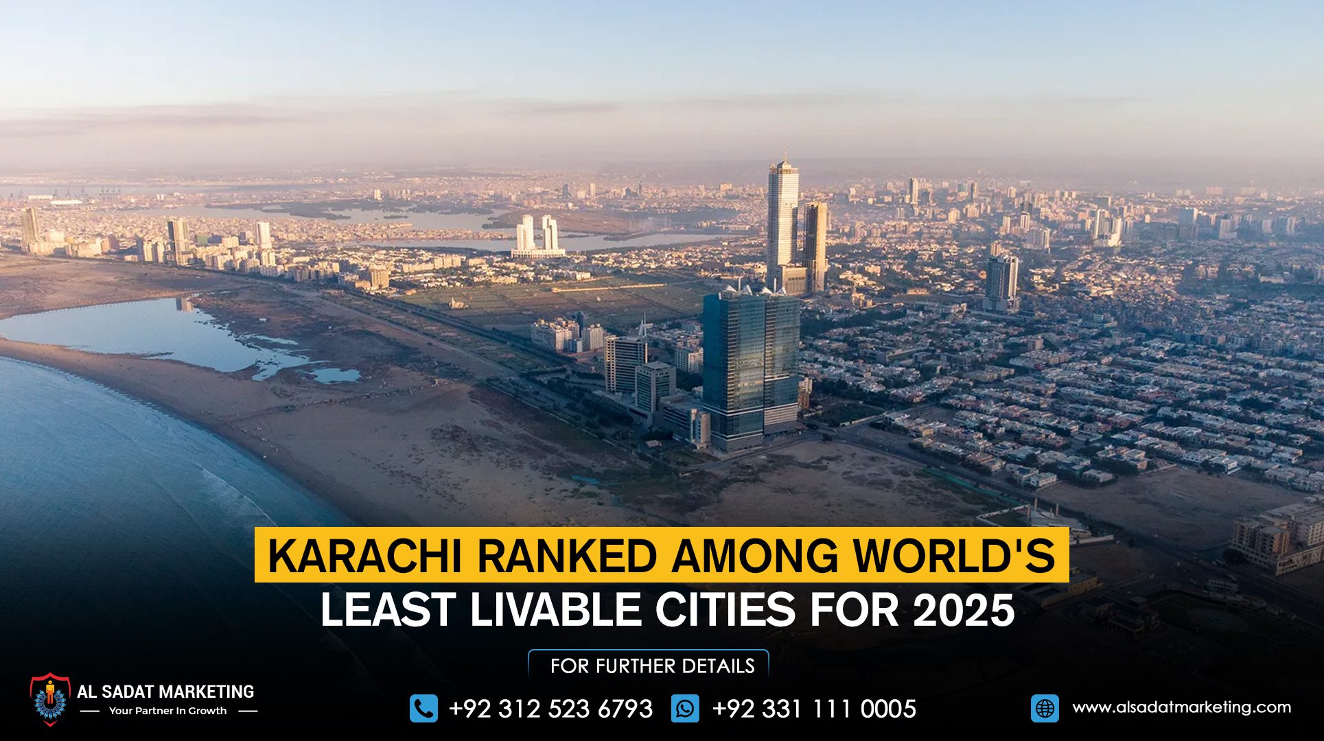 Karachi Ranked Among World's Least Livable Cities for 2025