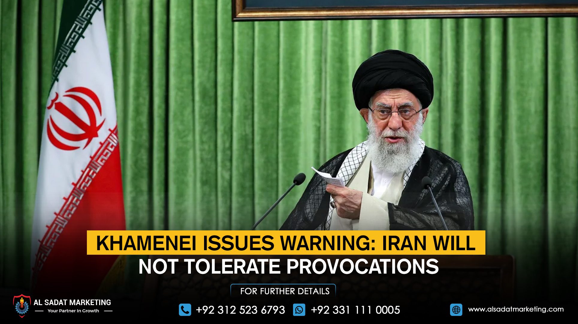 Khamenei Issues Warning: Iran Will Not Tolerate Provocations