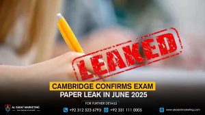 Cambridge Confirms Exam Paper Leak in June 2025