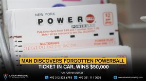 Man Discovers Forgotten Powerball Ticket in Car, Wins $50,000