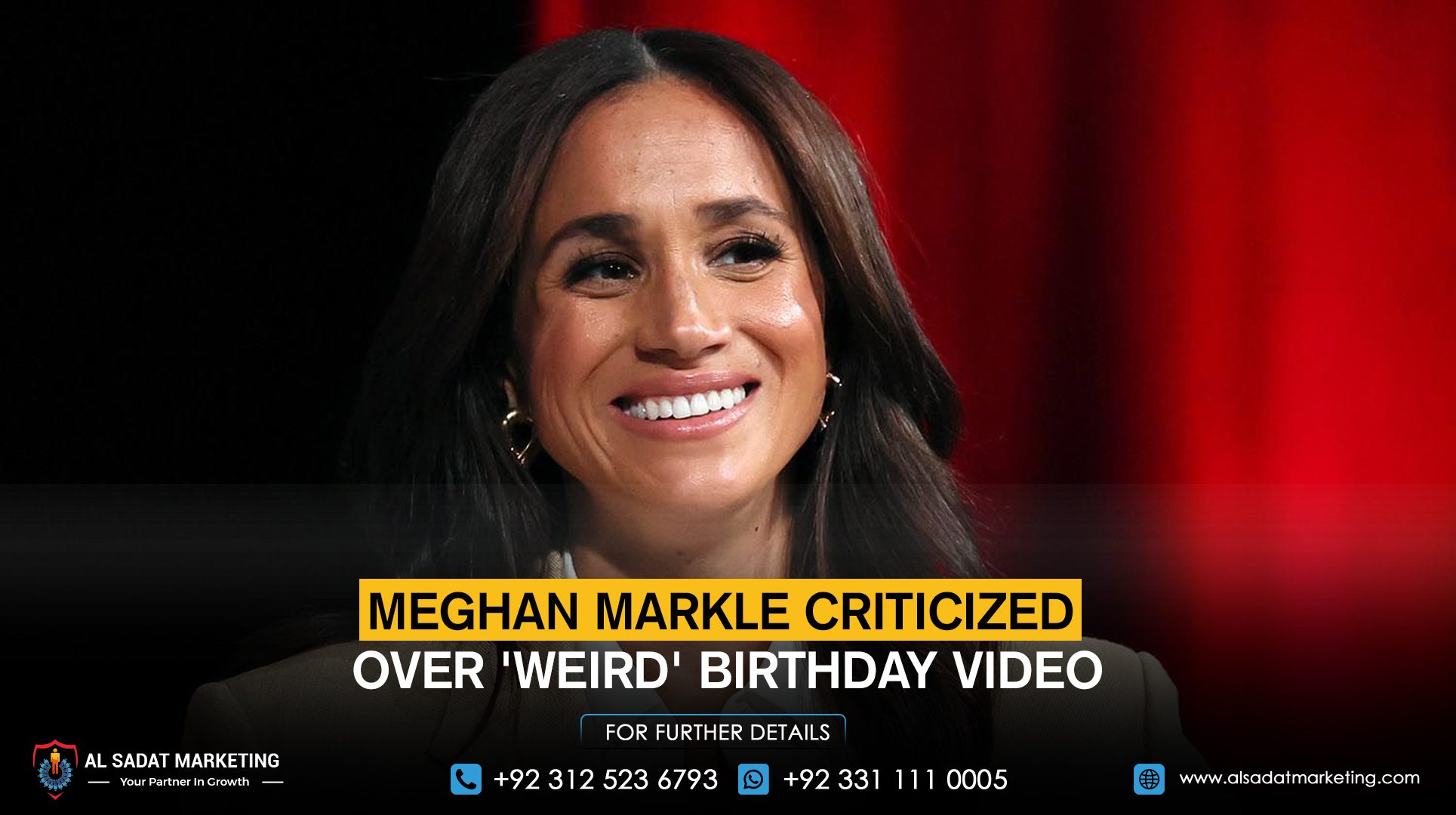 Meghan Markle Criticized Over ‘Weird’ Birthday Video 