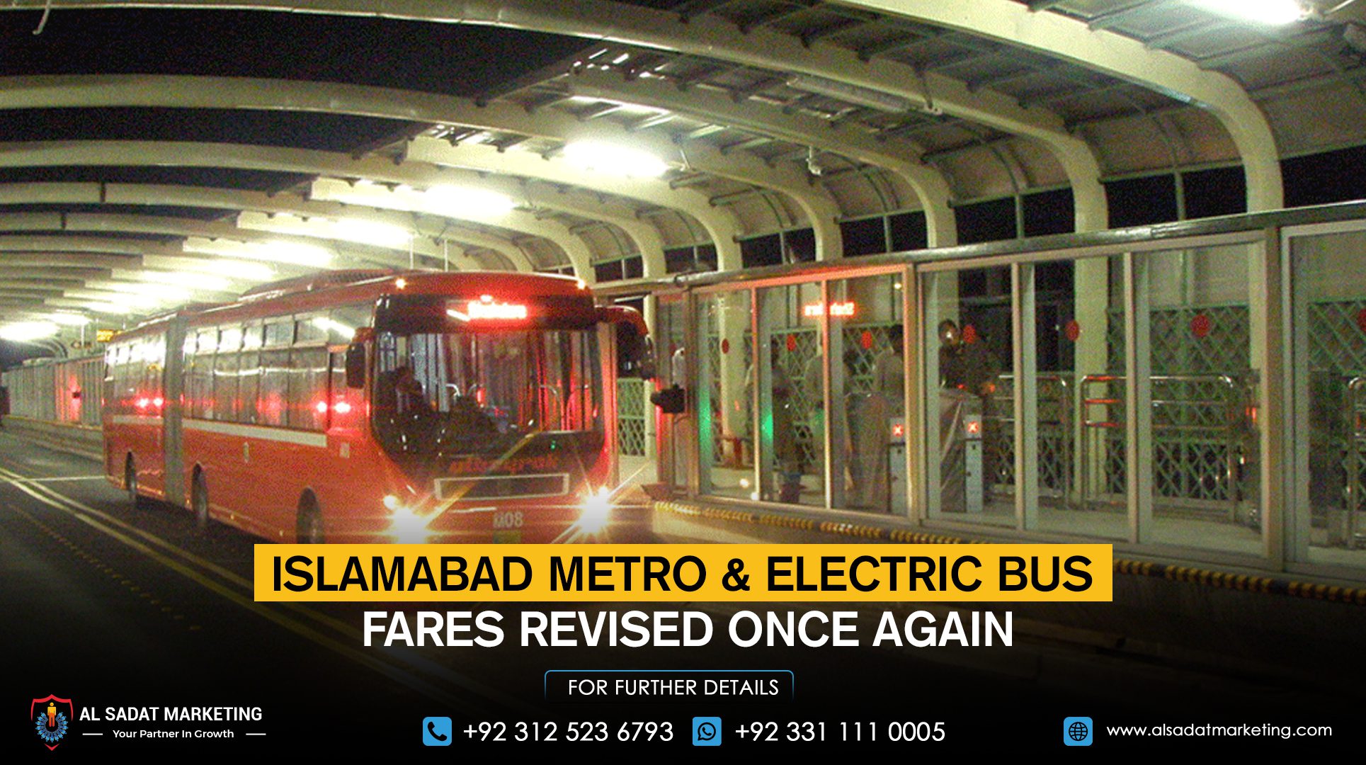 Islamabad Metro & Electric Bus Fares Revised Once Again