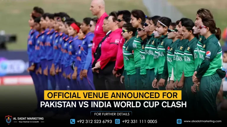 Official Venue Announced for Pakistan vs India World Cup Clash