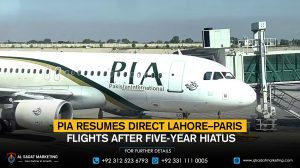 PIA Resumes Direct Lahore–Paris Flights After Five-Year Hiatus