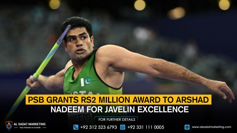 PSB Grants Rs2 Million Award to Arshad Nadeem for Javelin Excellence