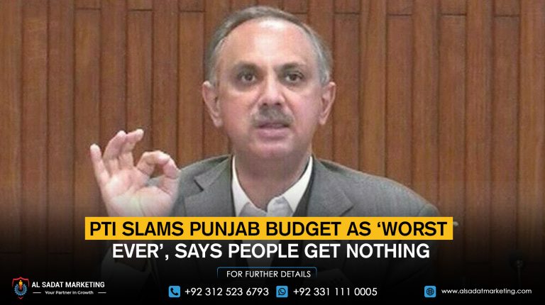 PTI Slams Punjab Budget as ‘Worst Ever’, Says People Get Nothing