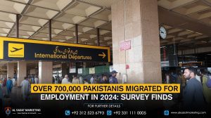 Over 700,000 Pakistanis Migrated for Employment in 2024: Survey Finds