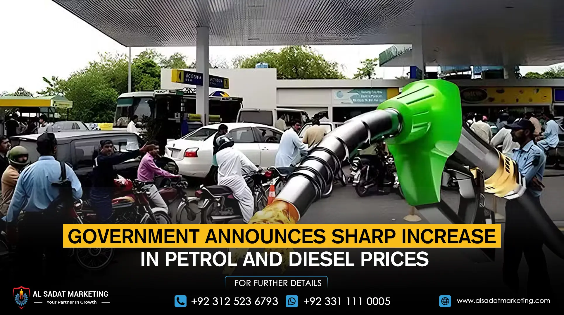 Government Announces Sharp Increase in Petrol and Diesel Prices