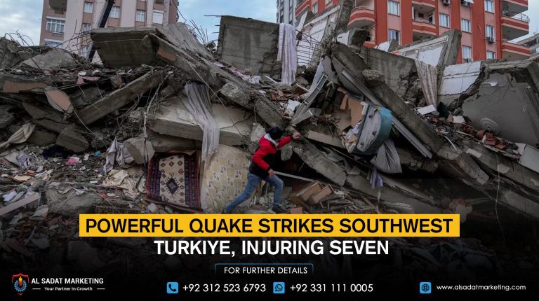 Powerful Quake Strikes Southwest Turkiye, Injuring Seven