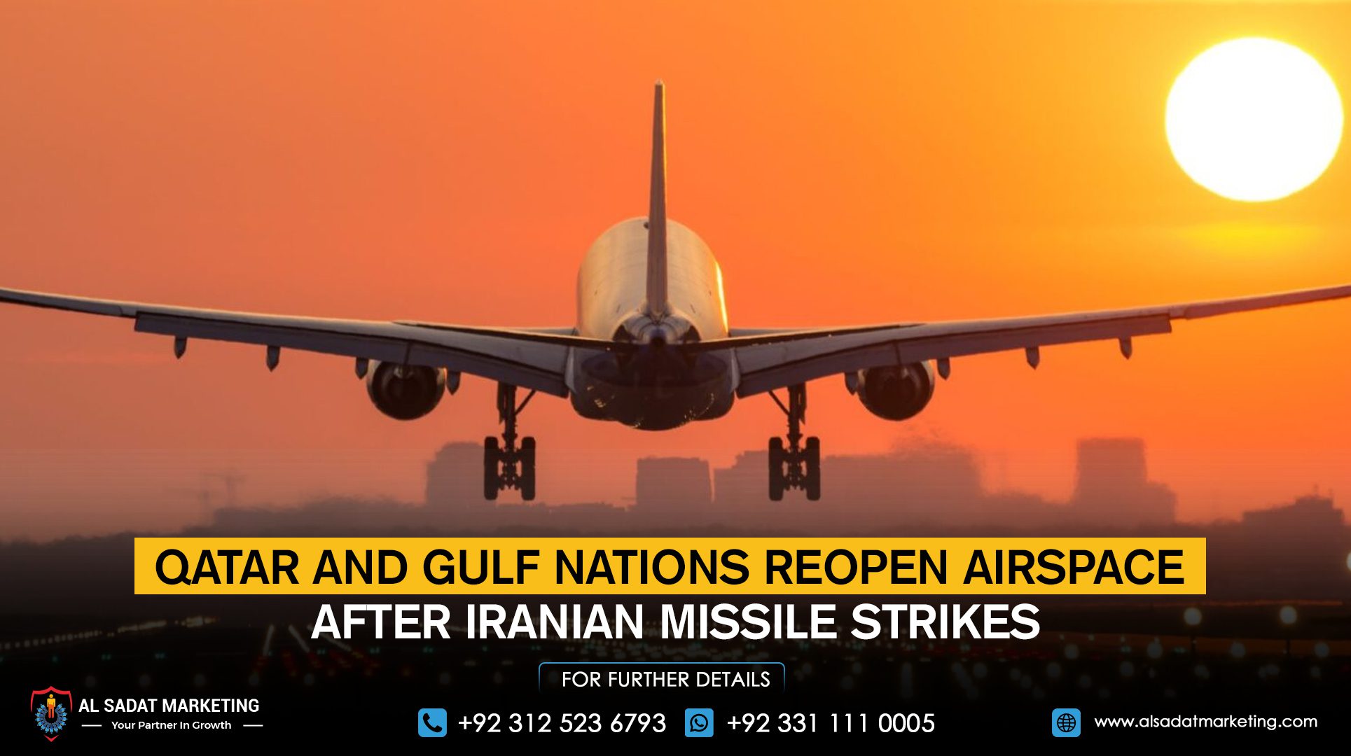Qatar and Gulf Nations Reopen Airspace After Iranian Missile Strikes