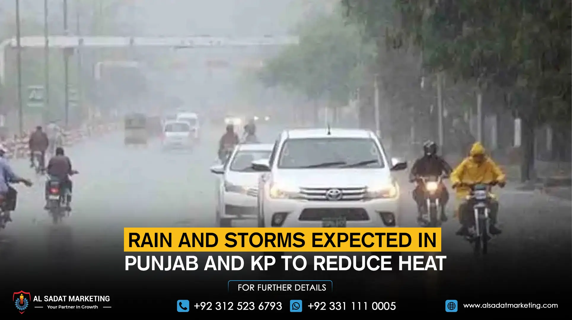 Rain and storms expected in Punjab and KP to reduce heat