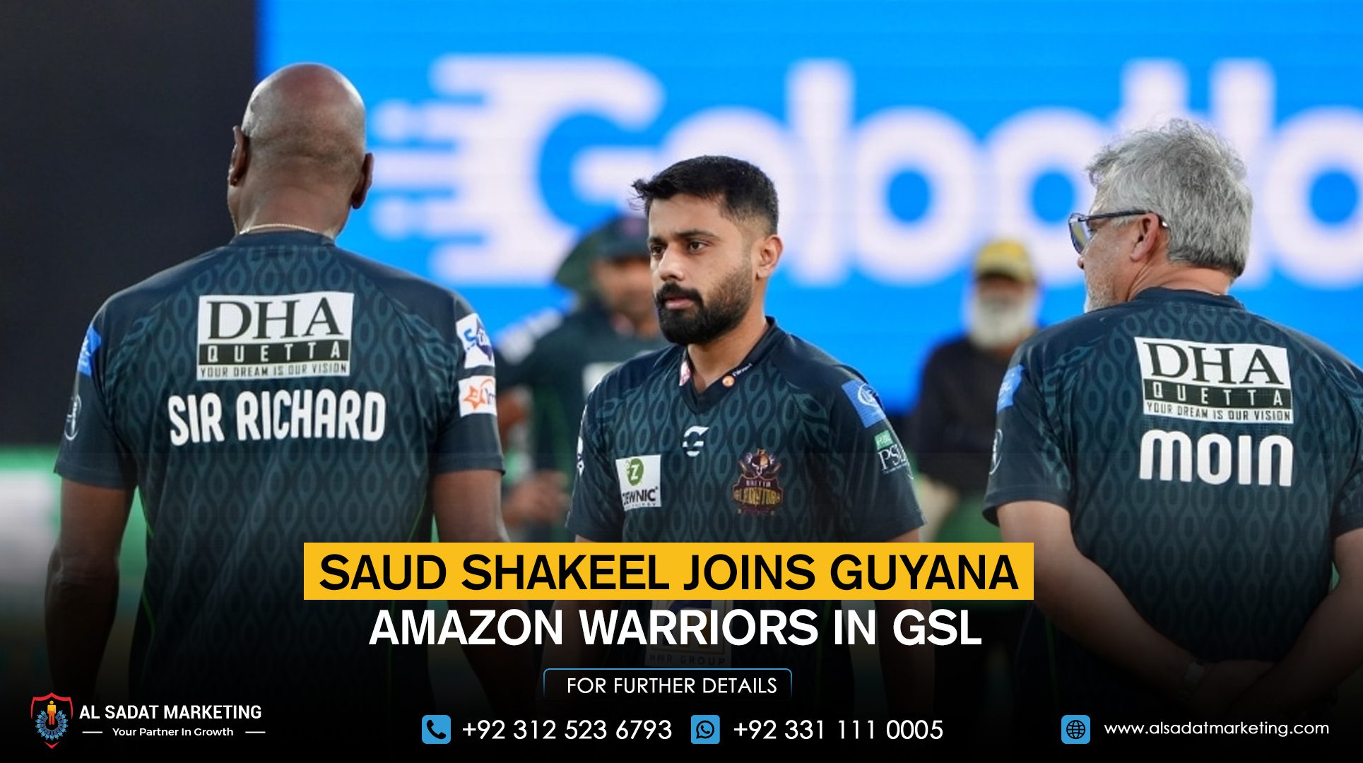 Saud Shakeel Joins Guyana Amazon Warriors in GSL