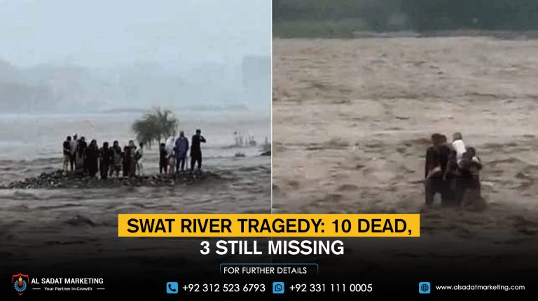 Swat River tragedy: 10 dead, 3 still missing
