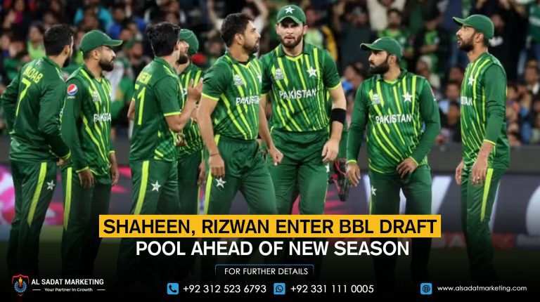 Shaheen, Rizwan Enter BBL Draft Pool Ahead of New Season