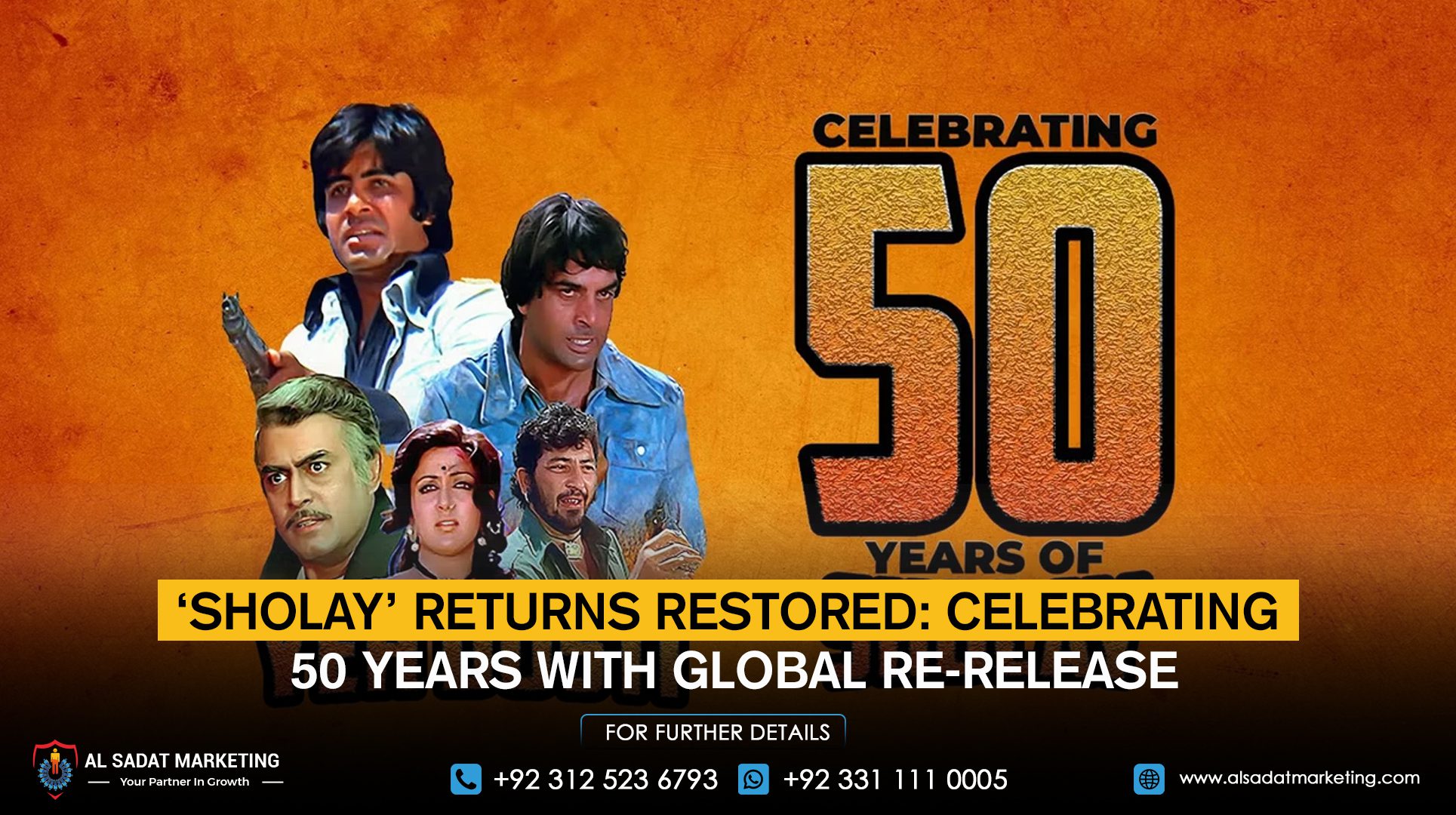 ‘Sholay’ Returns Restored: Celebrating 50 Years with Global Re-Release