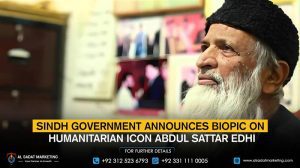 Sindh Government Announces Biopic on Humanitarian Icon Abdul Sattar Edhi