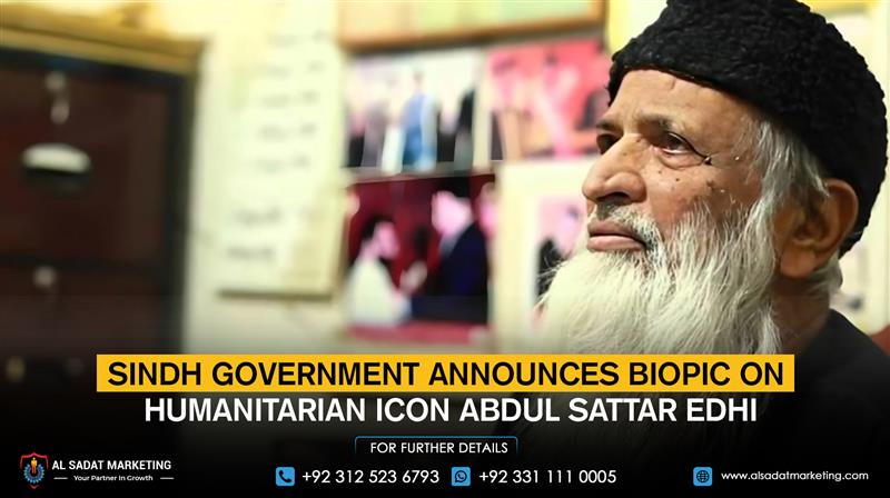 Sindh Government Announces Biopic on Humanitarian Icon Abdul Sattar Edhi