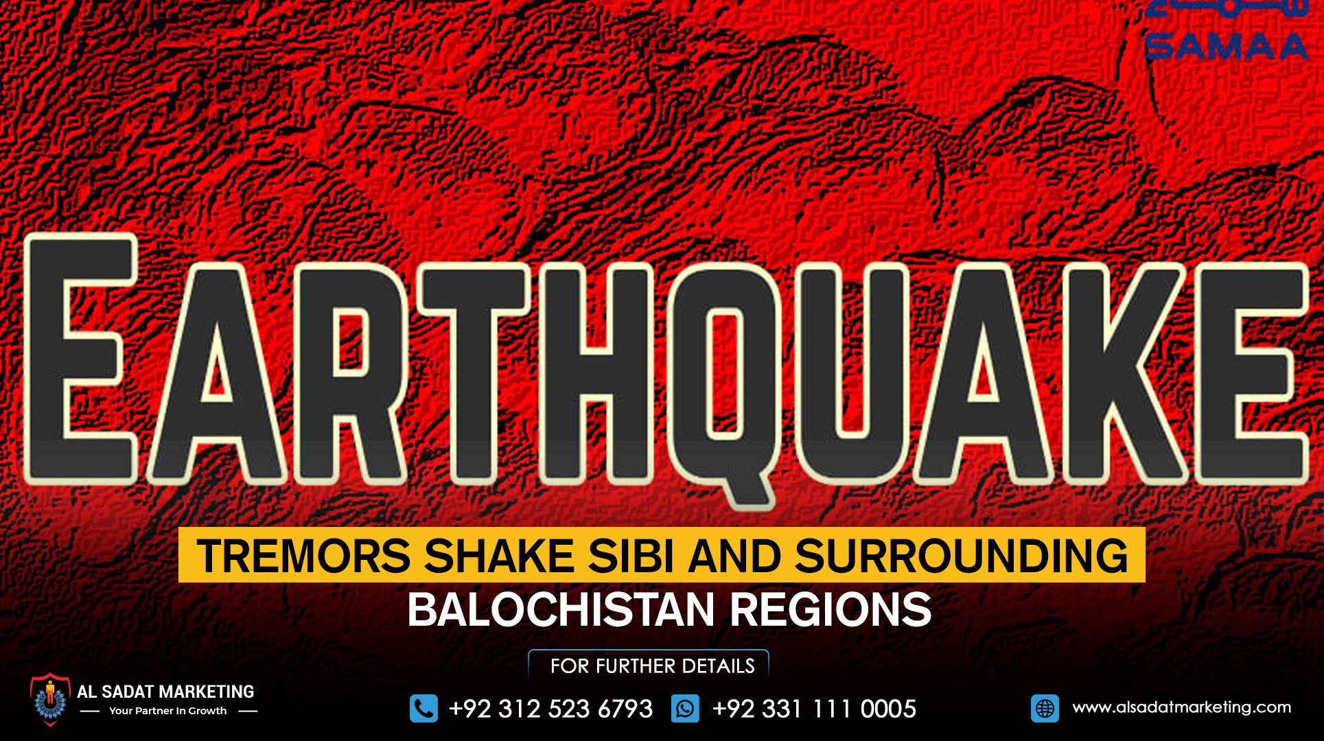 Tremors Shake Sibi and the Surrounding Balochistan Regions