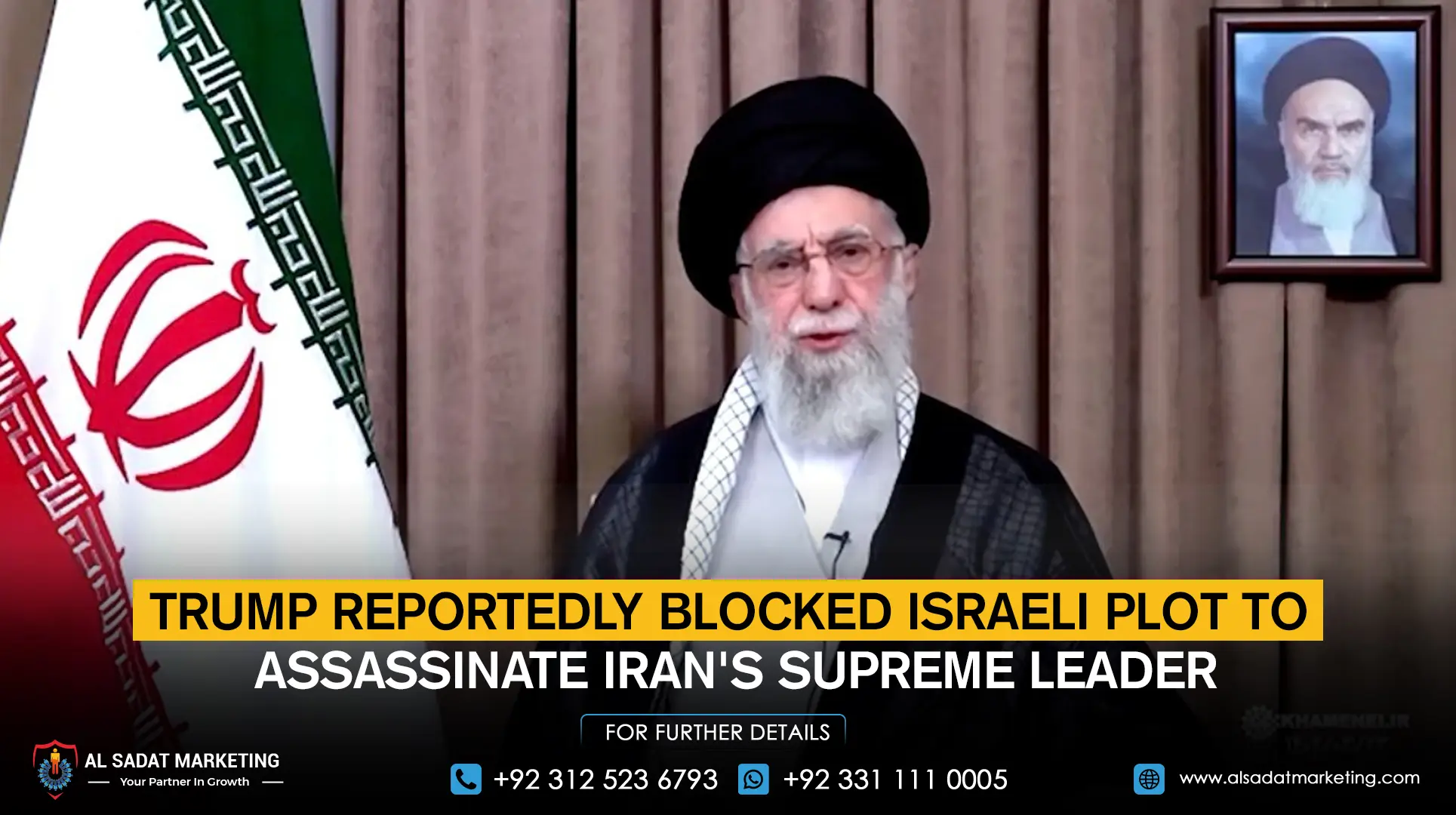 Trump Reportedly Blocked Israeli Plot to Assassinate Iran's Supreme Leader