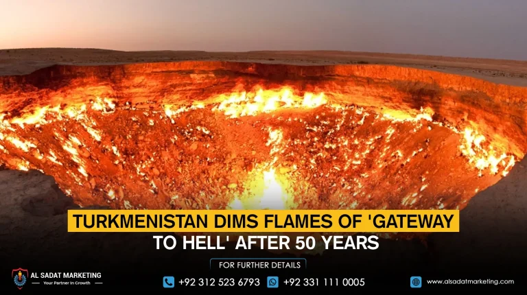Turkmenistan Dims Flames of 'Gateway to Hell' After 50 Years