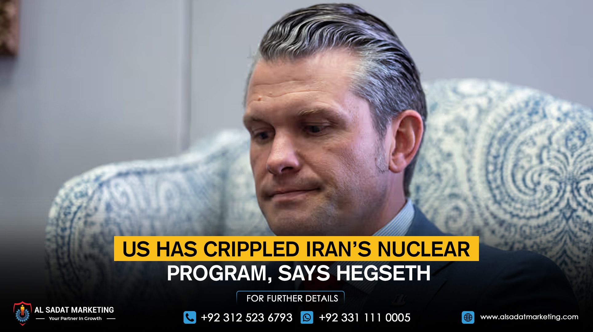 US Has Crippled Iran’s Nuclear Program, Says Hegseth