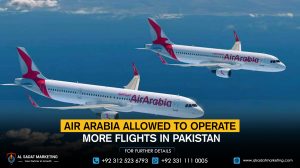 Air Arabia is allowed to operate more flights in Pakistan