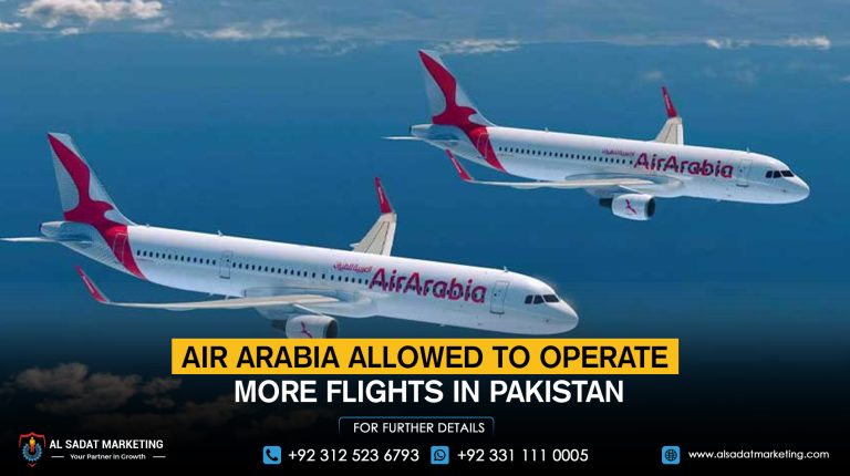 Air Arabia is allowed to operate more flights in Pakistan